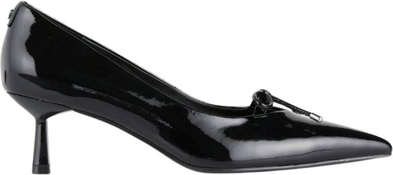 Cosmoparis Leren pumps met spitse neus en strik