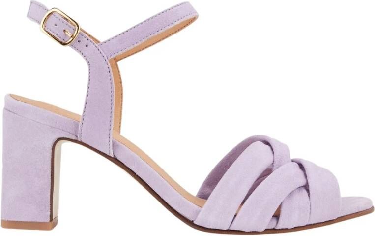 Cosmoparis Lila Slingback Sandaal met Vrouwelijke Hak