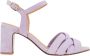 Cosmoparis Lila Slingback Sandaal met Vrouwelijke Hak - Thumbnail 1