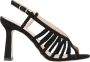 Cosmoparis Metallic Platinum Leren Sandalen - Thumbnail 1