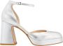 Cosmoparis Metallic Zilveren Platform Hakken - Thumbnail 1