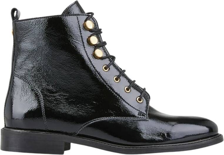 Cosmoparis Platte veterschoen met gouden details