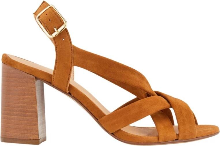 Cosmoparis Sandalen met buisvormige bandjes en hak