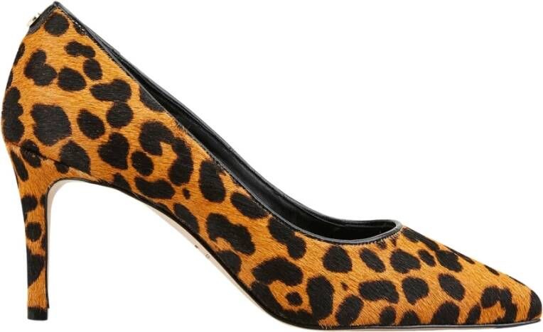 Cosmoparis Schoen met puntige hak en luipaardprint