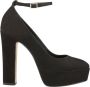 Cosmoparis Trendy Plateau Pump in Zwart Nubuck - Thumbnail 1