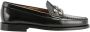 Cosmoparis Zwarte leren mocassin met strass - Thumbnail 1