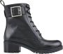 Cosmoparis Zwarte veterschoen met strass gesp - Thumbnail 1