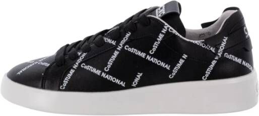 Costume National Heren Logo All Over Sneakers Black Heren