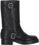 Courrèges Boots Americana Strappy Boots In Black Hammered Leather in zwart - Thumbnail 1