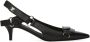 Courrèges Racer Pointed-Toe Slingback Pumps - Thumbnail 1