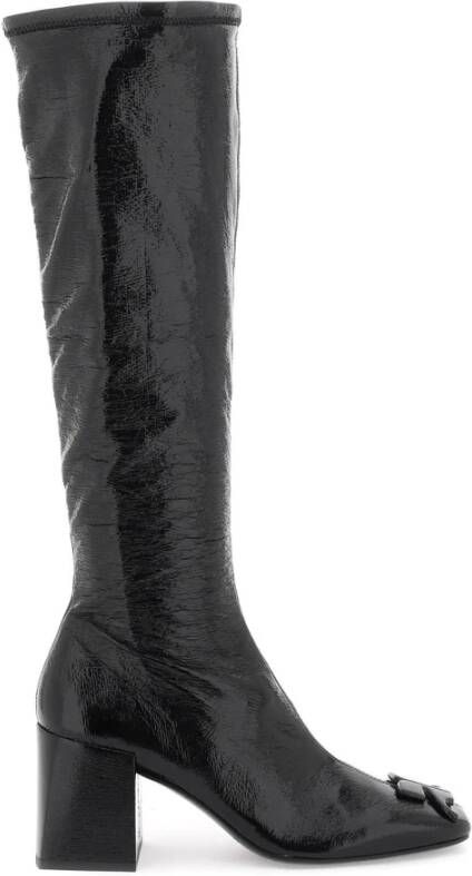 Courrèges Heritage Laarzen met Monogram Neus Black Dames
