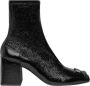 Courrèges Hoge hak leren enkellaars Black Dames - Thumbnail 1