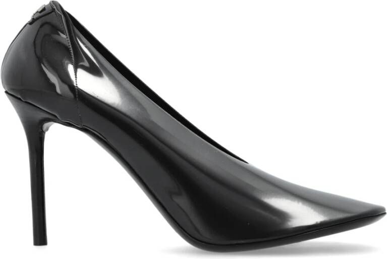 Courrèges Logo Stilettos Black Dames