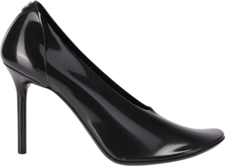 Courrèges Hoge hakken Black Stilettos In Semi-Transparent Translucent Ru in zwart