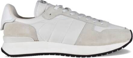 Courrèges Sneakers met twee materialen in wit en beige White Heren