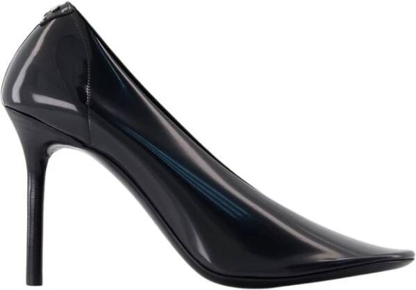 Courrèges Zwarte PVC Stiletto Pumps Black Dames