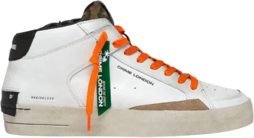 Crime London Beige Sneakers voor stijlvolle outfits