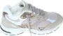 Crime London Beige Suède Sneaker met Platina Glitter - Thumbnail 1