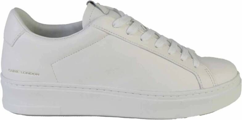 Crime London Stijlvolle Sneakers met Rubberen Zool White Heren