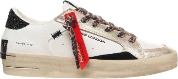 Crime London Bianco Sneakers Aw25