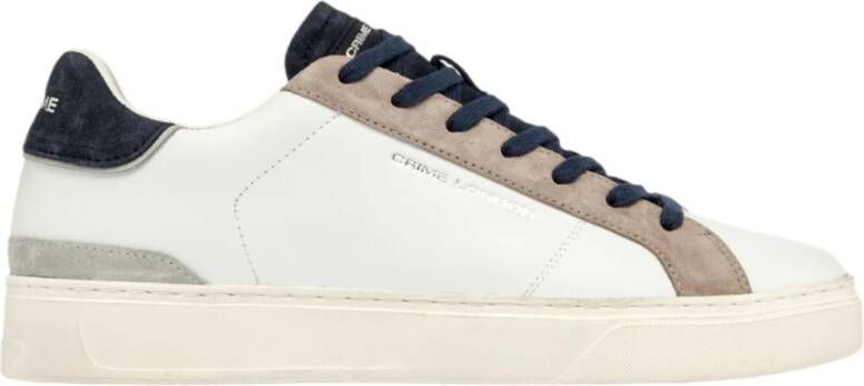 Crime London Lage Top Leren Sneakers