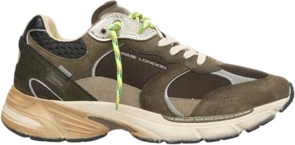 Crime London Bruine Sneakers met Verhoogde Zool