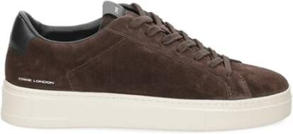 Crime London Bruine Suède Sneakers