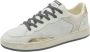 Crime London Witte leren sneakers met pailletten White Dames - Thumbnail 1