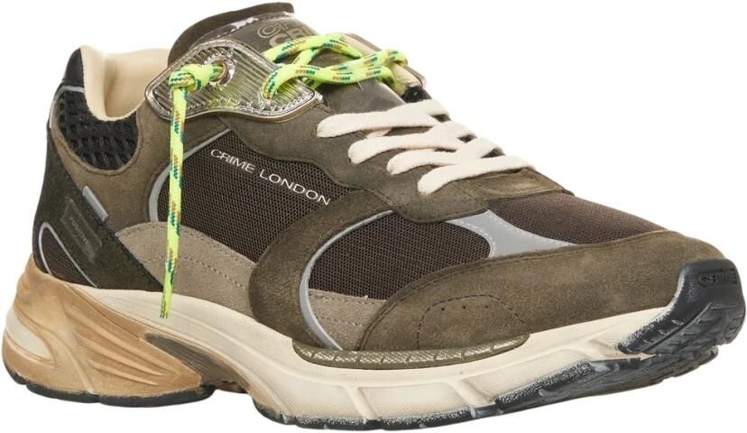 Crime London Bruine Sneakers met Verhoogde Zool