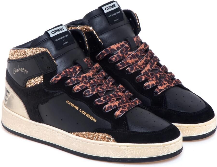 Crime London Hoge Sneakers CHELSEA MID - Foto 3