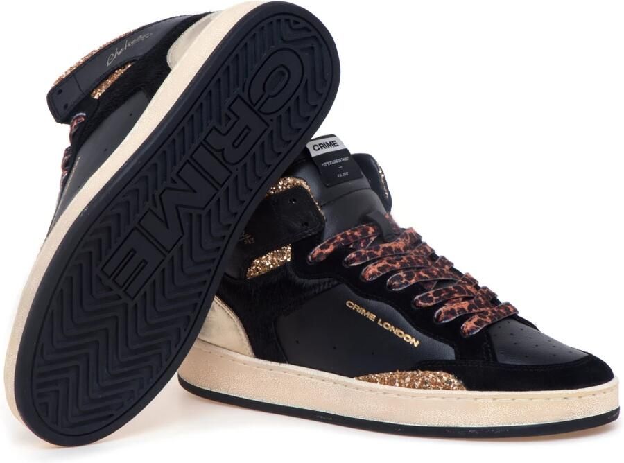 Crime London Hoge Sneakers CHELSEA MID - Foto 4
