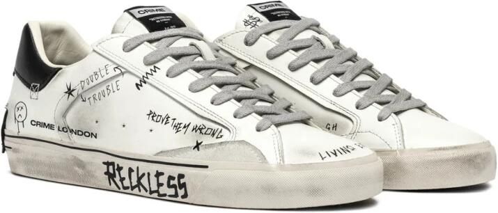 Crime London Gedetailleerde Deconstructed Sneaker - Foto 9
