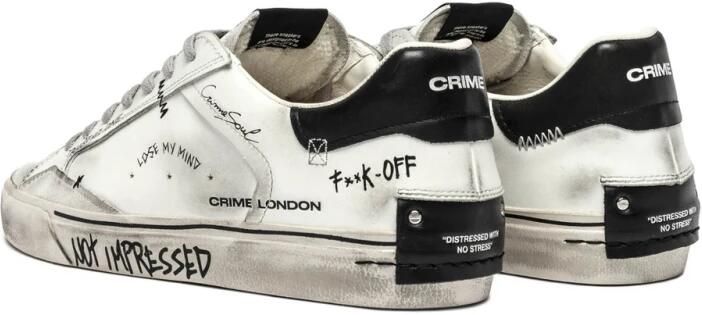 Crime London Gedetailleerde Deconstructed Sneaker - Foto 8