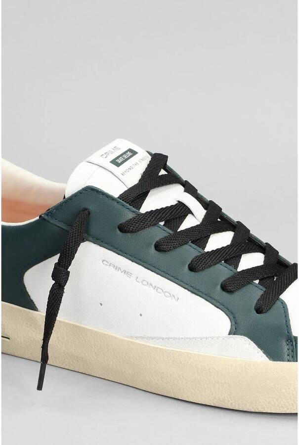 Crime London Stijlvolle Sneakers voor Mannen en Vrouwen White Heren