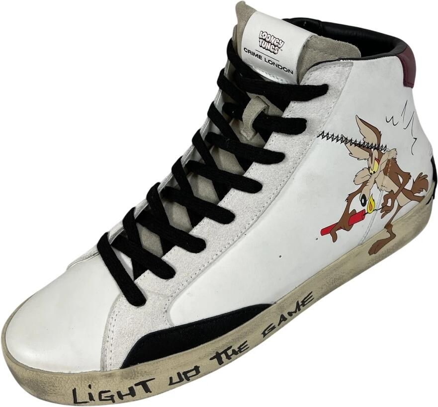 Crime London Witte Leren Glitter Sneakers - Foto 2