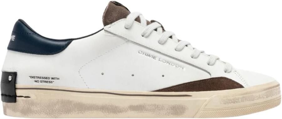 Crime London Distressed Panelled Sneaker