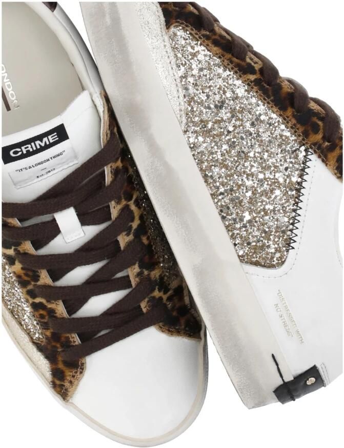 Crime London 23008aa9 Distressed Schoenen Goud Vrouw - Foto 4