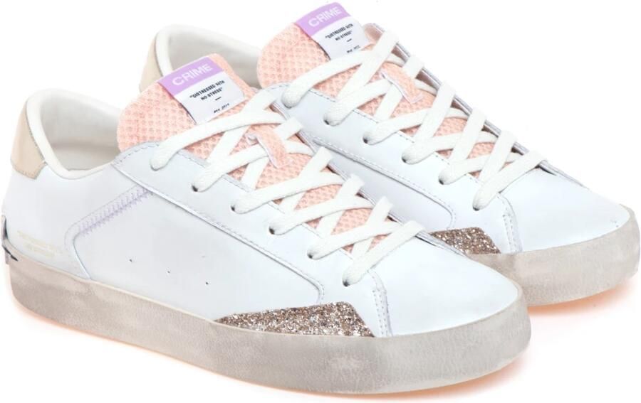 Crime London Distressed Star Studded Sneakers - Foto 4