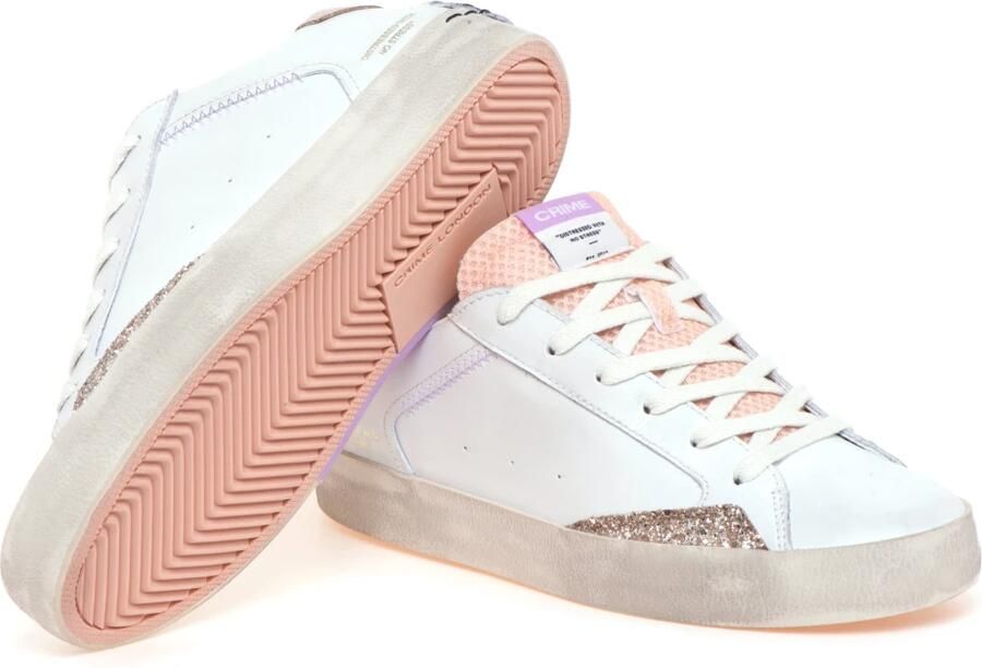 Crime London Distressed Star Studded Sneakers - Foto 3