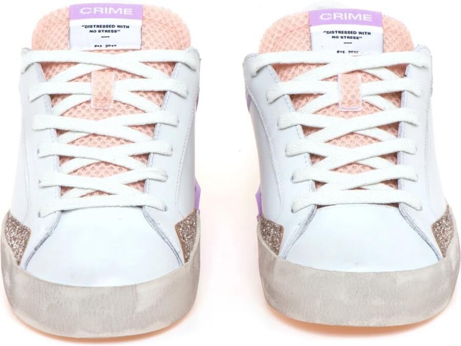 Crime London Distressed Star Studded Sneakers - Foto 2