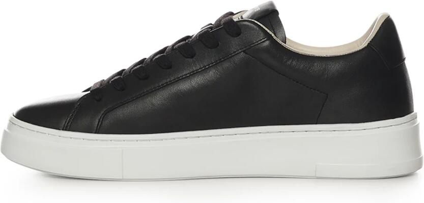 Crime London Zwarte Leren Veterschoenen met Rubberen Zool Black Heren - Foto 5