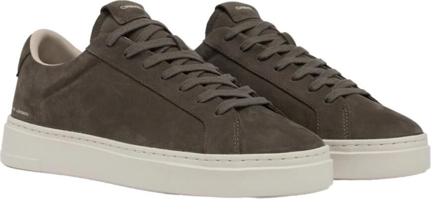 Crime London Groene Sneakers voor een Urban Stijl