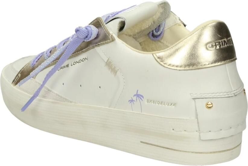 Crime London Deluxe Heel Leren Sneakers