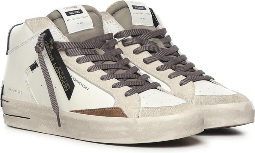 Crime London Leren Sneakers met Veters