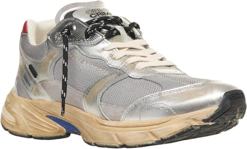 Crime London Metallic Sneakers Urban Stijl