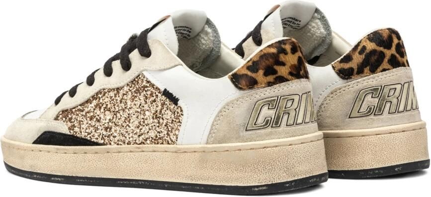 Crime London Multicolor Sneakers met Luipaardprint