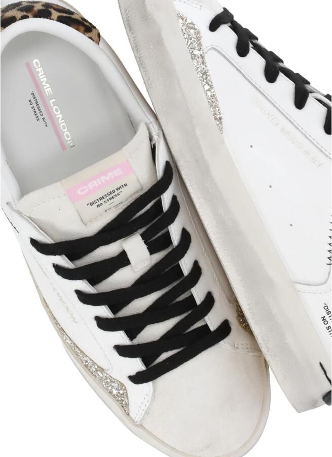 Crime London Round Toe Leather Sneakers - Foto 2