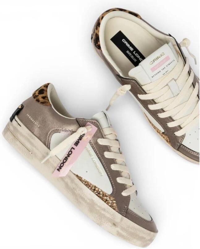 Crime London SK8 Deluxe Animalier Sneaker - Foto 4