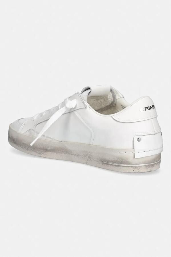 Crime London Witte Leren Sneakers met Bandzool White Dames - Foto 5