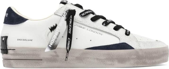 Crime London Sk8 Deluxe Schoenen Wit Man